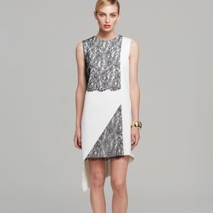 NWOT / Robert Rodriguez White Black Lace Dress